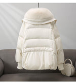 Load image into Gallery viewer, Clock Collar Fur Jacket 008