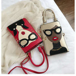 Load image into Gallery viewer, KIKI Iconic Lady Mini Crossbody Tote Bag