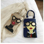 Load image into Gallery viewer, KIKI Iconic Lady Mini Crossbody Tote Bag