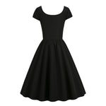 Load image into Gallery viewer, A-Line Lace Up Vintage Dress