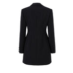 Load image into Gallery viewer, Crystal Floral Blazer Black