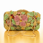 Load image into Gallery viewer, Leafs Rhinestone Luxury Purse