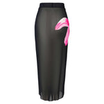 Load image into Gallery viewer, Missreen Midnight Lily Luxe Swim & Sarong Set