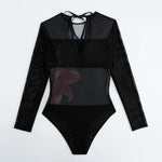 Load image into Gallery viewer, Missreen Midnight Lily Luxe Swim & Sarong Set
