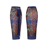Load image into Gallery viewer, Missreen Azure Majesty Luxe Swim & Sarong Set