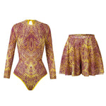 Load image into Gallery viewer, Royal Mosaic Swim Set