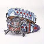 Load image into Gallery viewer, Cowboy Rhinestone Bling Belt 0999