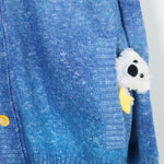 Load image into Gallery viewer, Vneck White Teddy Cardigan