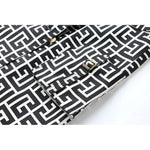 Load image into Gallery viewer, Black Stripes White Fall Coat