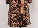 Load image into Gallery viewer, Cheetah Trench Coat