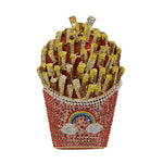 Load image into Gallery viewer, French Fries Crystal Evening Bag