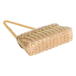 Load image into Gallery viewer, Sparky Gold Rhinestones Clutch Purses