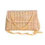 Load image into Gallery viewer, Sparky Gold Rhinestones Clutch Purses