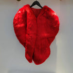 Load image into Gallery viewer, Heart Pattern Faux Fur Coat