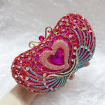 Load image into Gallery viewer, Heart Rhinestone Evening Purse