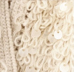 Load image into Gallery viewer, Mohair Sequined Tricot Knit Jacket
