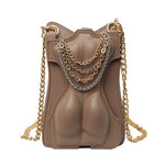 Load image into Gallery viewer, Body Shaped Crossbody Pu Leather Bag