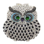 Load image into Gallery viewer, Owl Face Rhinestone Clutch Purse