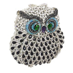 Load image into Gallery viewer, Owl Face Rhinestone Clutch Purse