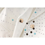 Load image into Gallery viewer, White Peak Bead Jacket 1502