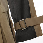 Load image into Gallery viewer, Mid long Irregular Trench Coat