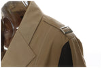 Load image into Gallery viewer, Mid long Irregular Trench Coat