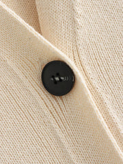 Long Sleeve Pocket Knitted Cardigan 33478