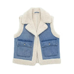 Load image into Gallery viewer, Denim Blue Jean Vest 09987
