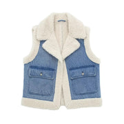 Denim Blue Jean Vest 09987
