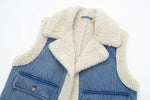 Load image into Gallery viewer, Denim Blue Jean Vest 09987
