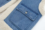 Load image into Gallery viewer, Denim Blue Jean Vest 09987
