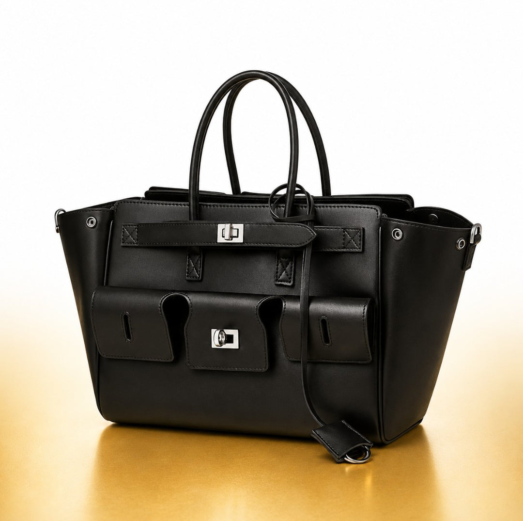 Midnight Belair Luxe Tote Bag