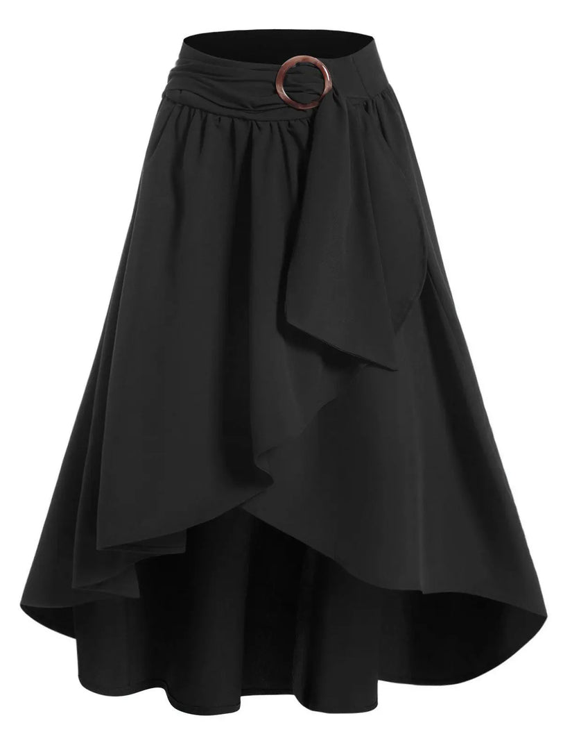 High Elastic Waist Skirt