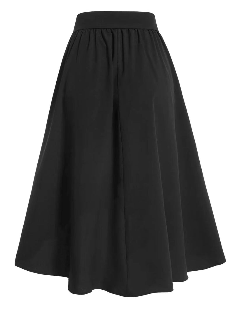 High Elastic Waist Skirt