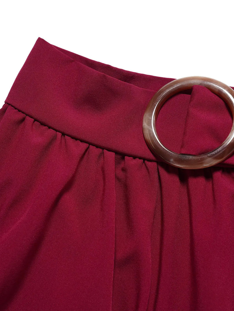 High Elastic Waist Skirt