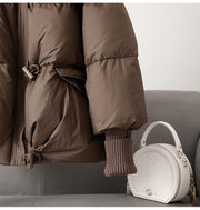 Clock Collar Fur Jacket 008