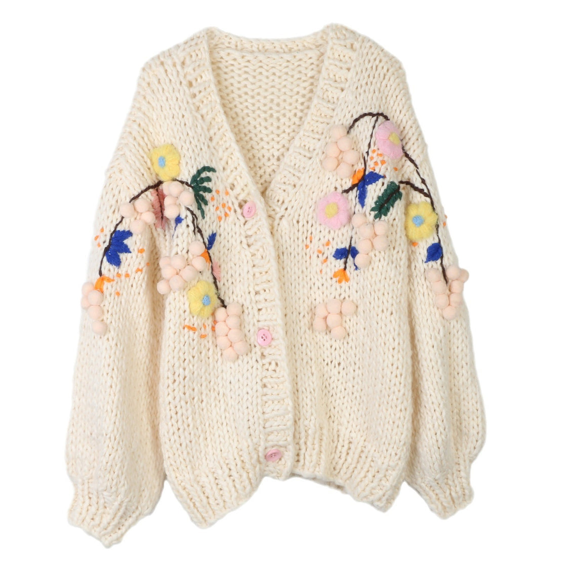 FloTra White Cardigan