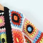 Load image into Gallery viewer, Geometric Autumn Hollow Hook Knit Cardigan
