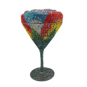 Cocktail Goblet Rhinestone Clutch Martini Party Bag