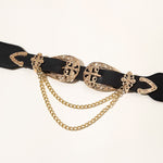 Load image into Gallery viewer, Buckle Chain Cowgirl Belts Leather
