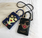 Load image into Gallery viewer, KIKI Iconic Lady Mini Crossbody Tote Bag