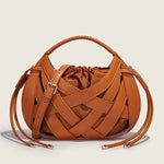 Load image into Gallery viewer, Luxe Weave Crescent Bag