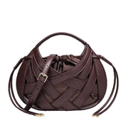 Luxe Weave Crescent Bag
