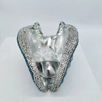 Load image into Gallery viewer, Conch Rhinestone Purse -Blue
