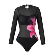 Missreen Midnight Lily Luxe Swim & Sarong Set