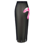 Missreen Midnight Lily Luxe Swim & Sarong Set