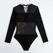 Missreen Midnight Lily Luxe Swim & Sarong Set