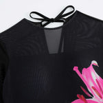 Load image into Gallery viewer, Missreen Midnight Lily Luxe Swim &amp; Sarong Set
