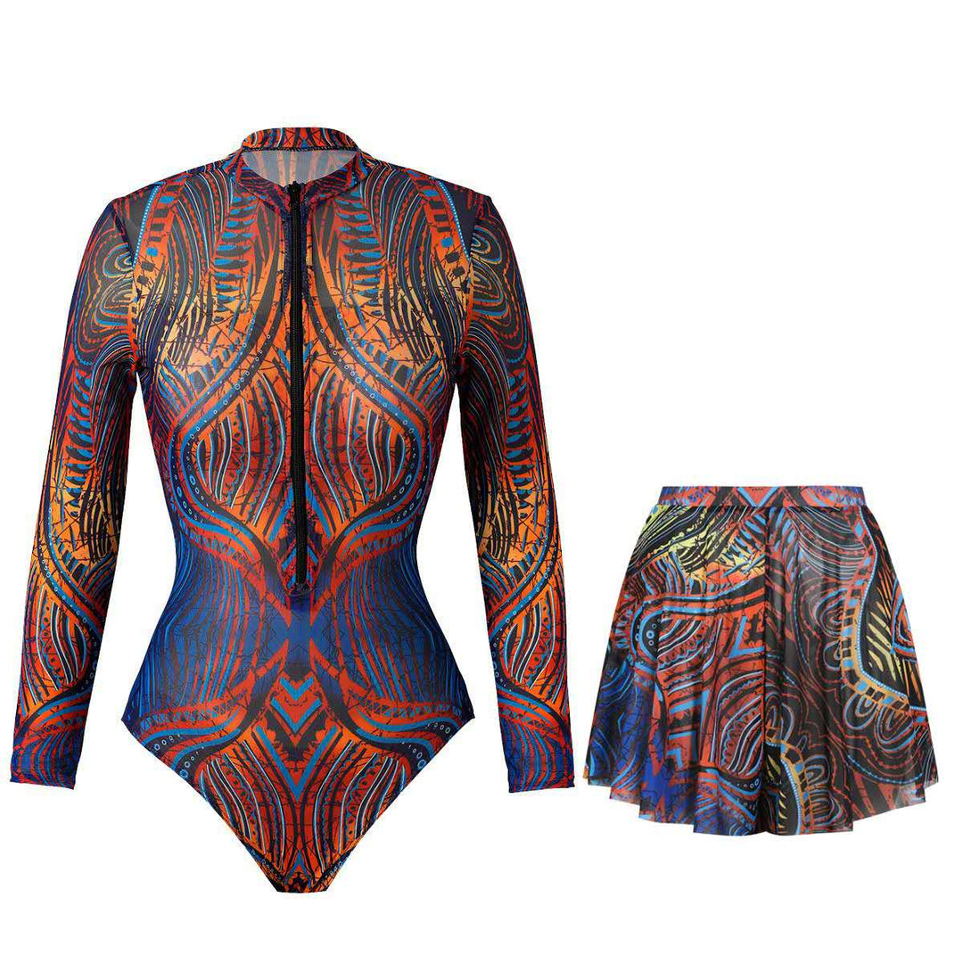 Missreen Sunset Royale Luxe Swim Dress Set