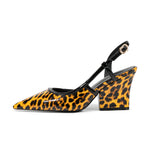 Load image into Gallery viewer, Pu Leather Leopard Print  Shoe
